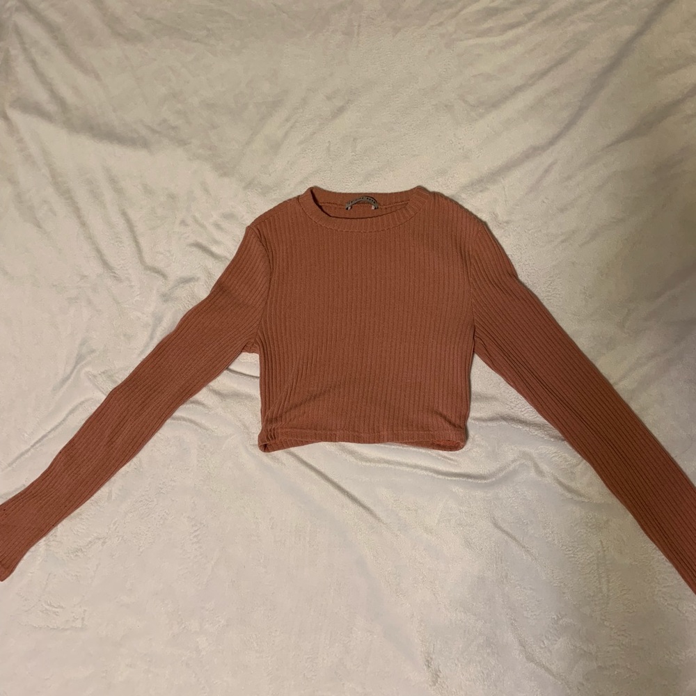 Long sleeve crop top